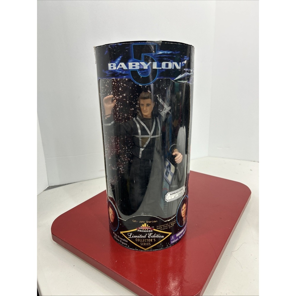 BABYLON 5 John Sheridan 9" Action Figure Limited Edition Collector's Series New